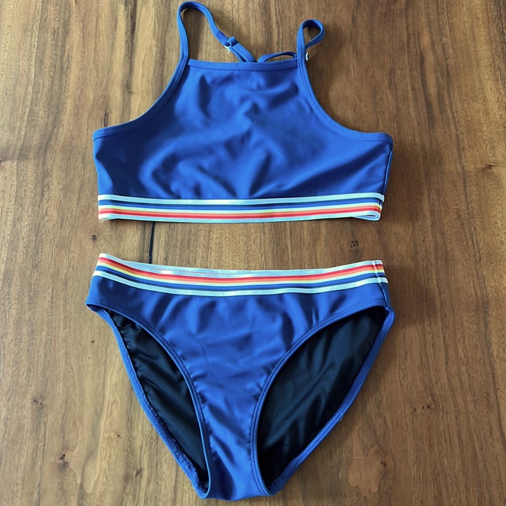 Zella girl 2-piece swimsuit Sz 14